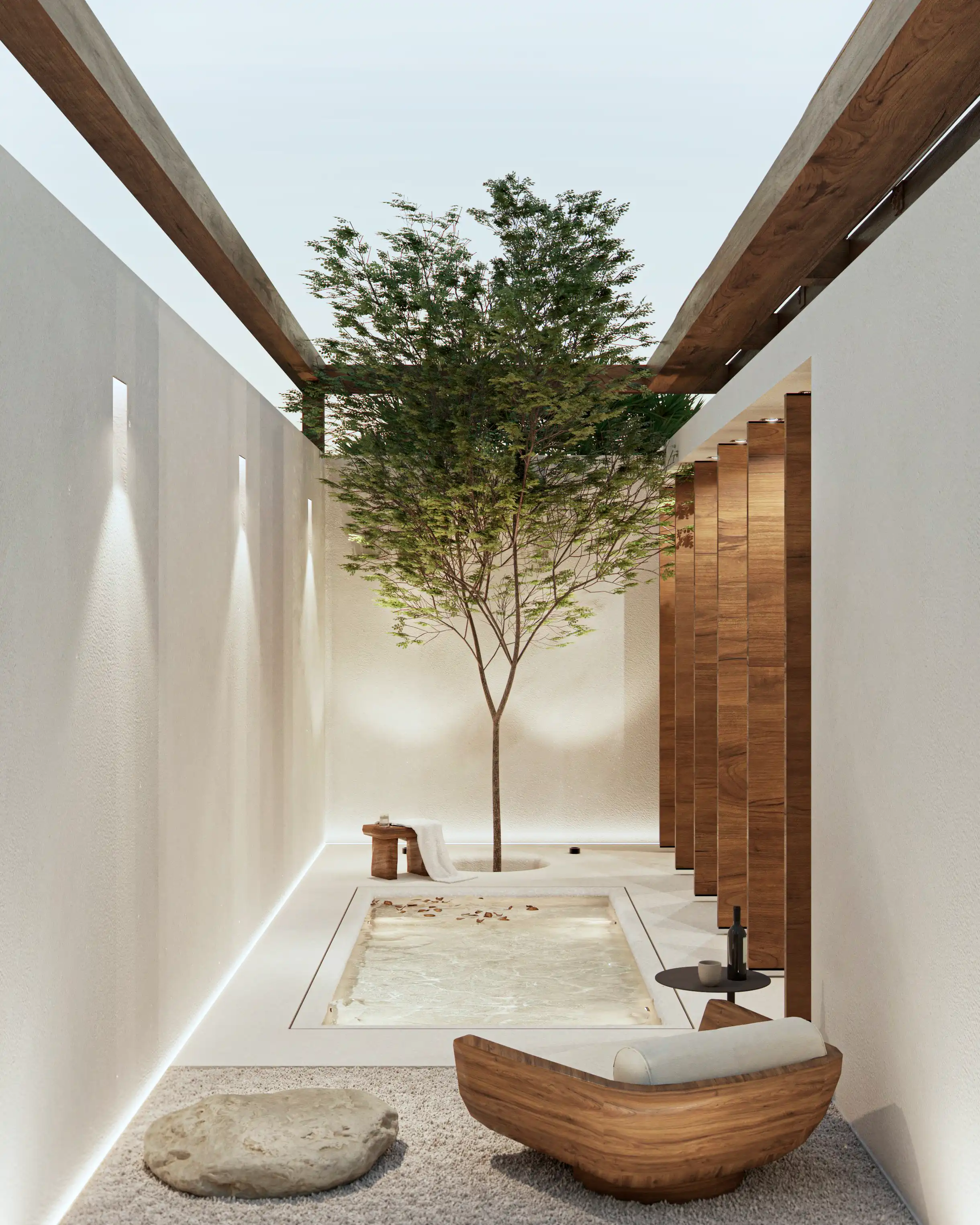 Terraza residencia