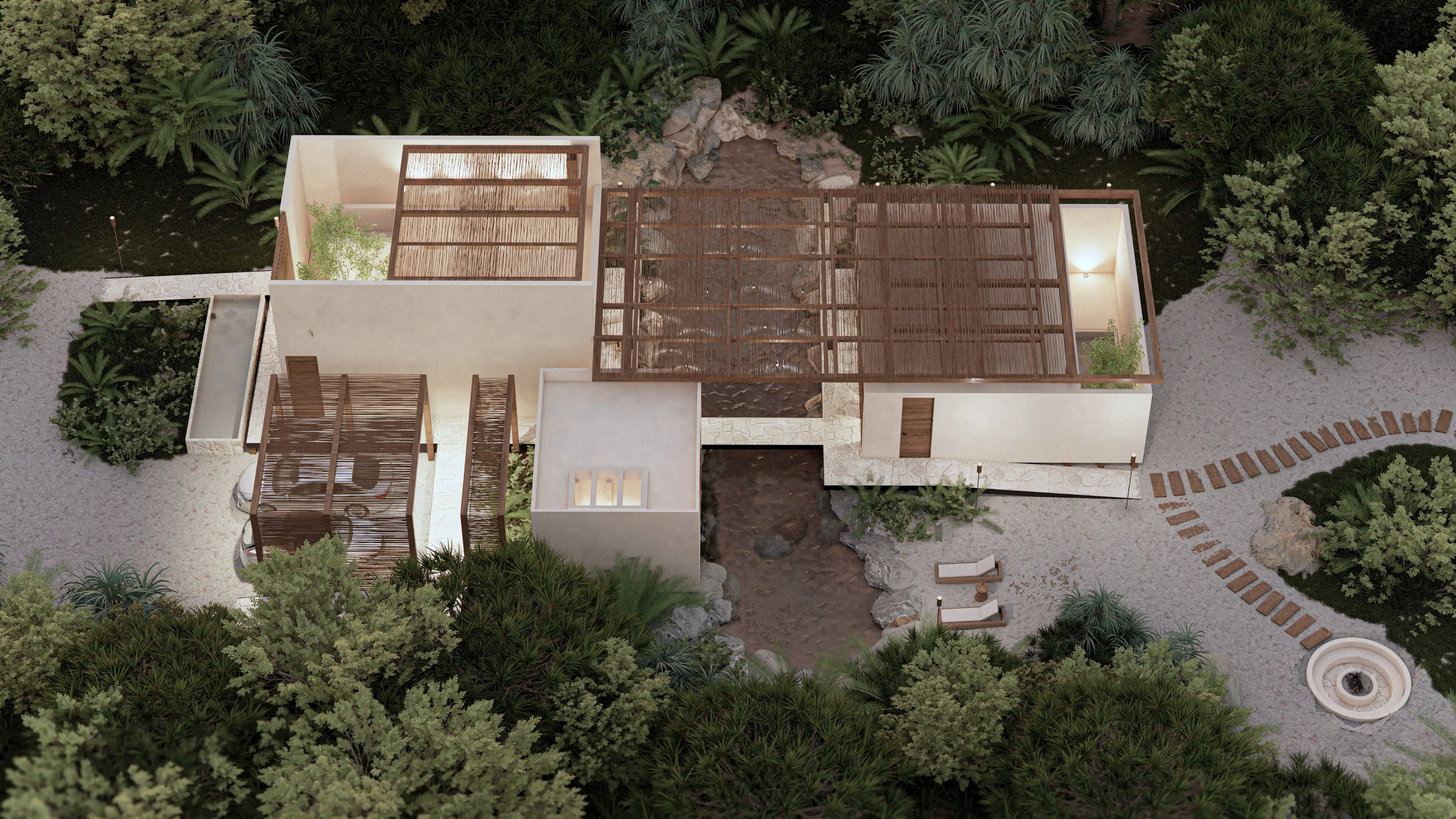 Terraza residencia