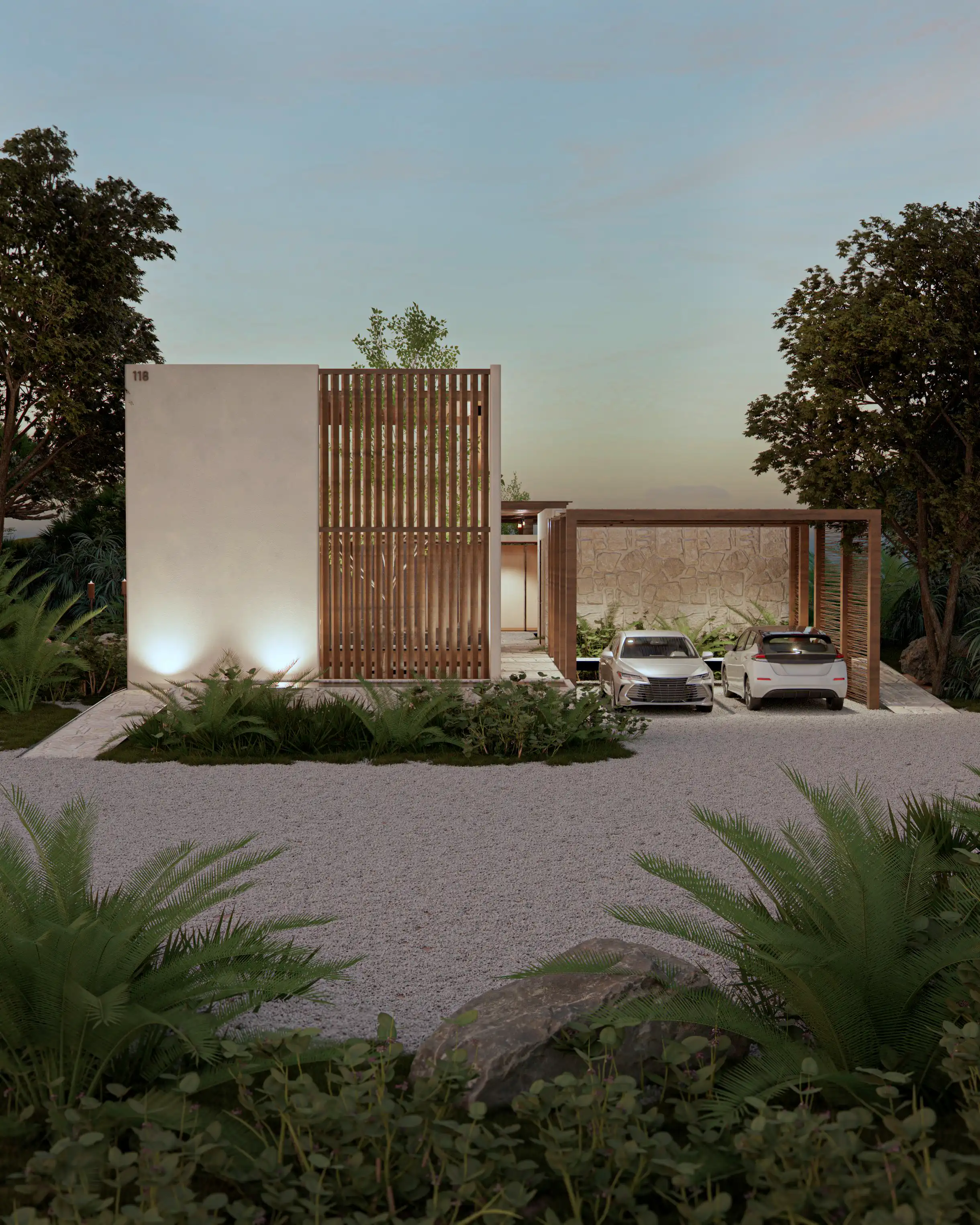 Diseño bloque de residencia Yaxka'an